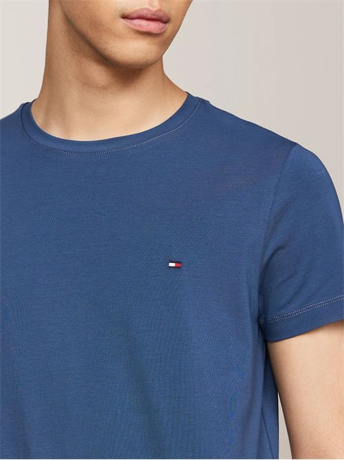 t-shirt uomo blu TOMMY HILFIGER | MW0MW10800DBZ